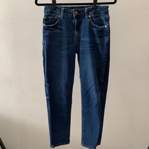 Vintage high-rise dark wash jean